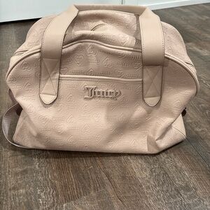 Juicy Couture Pink Embossed Tote Bag